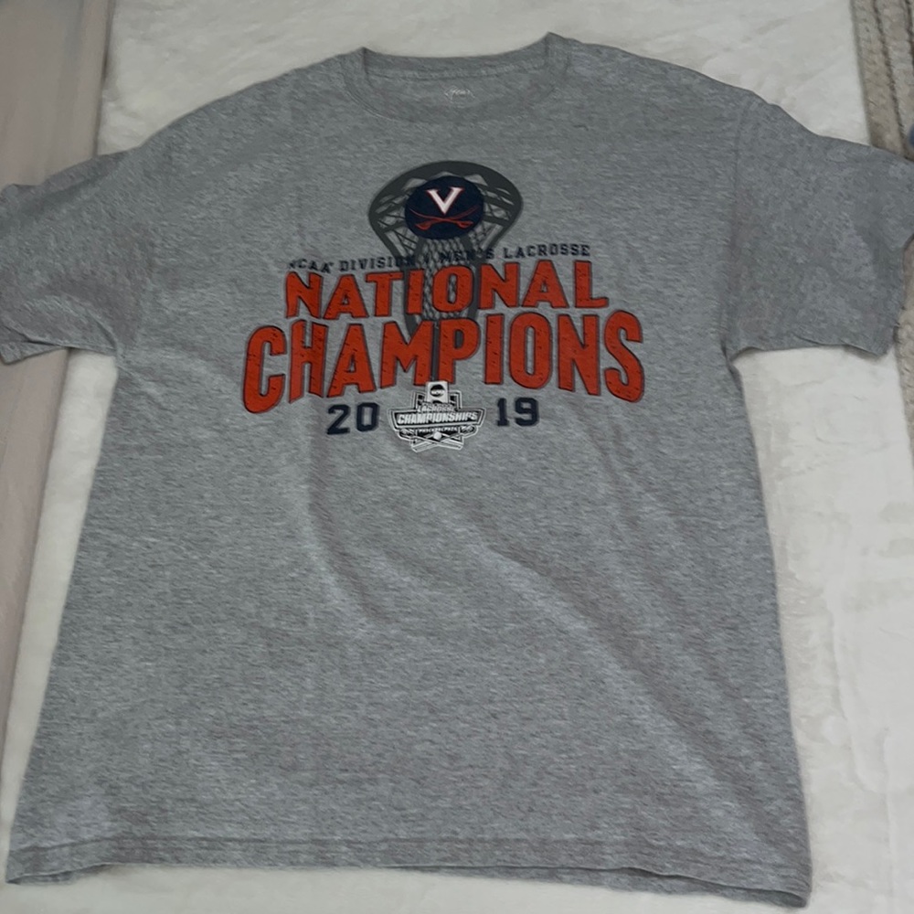 Villanova mens lacrosse 2019 national champions t-shirt size large